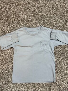 Kids Long Sleeve Pocket Tee in Light Gray - Casual Everyday Top